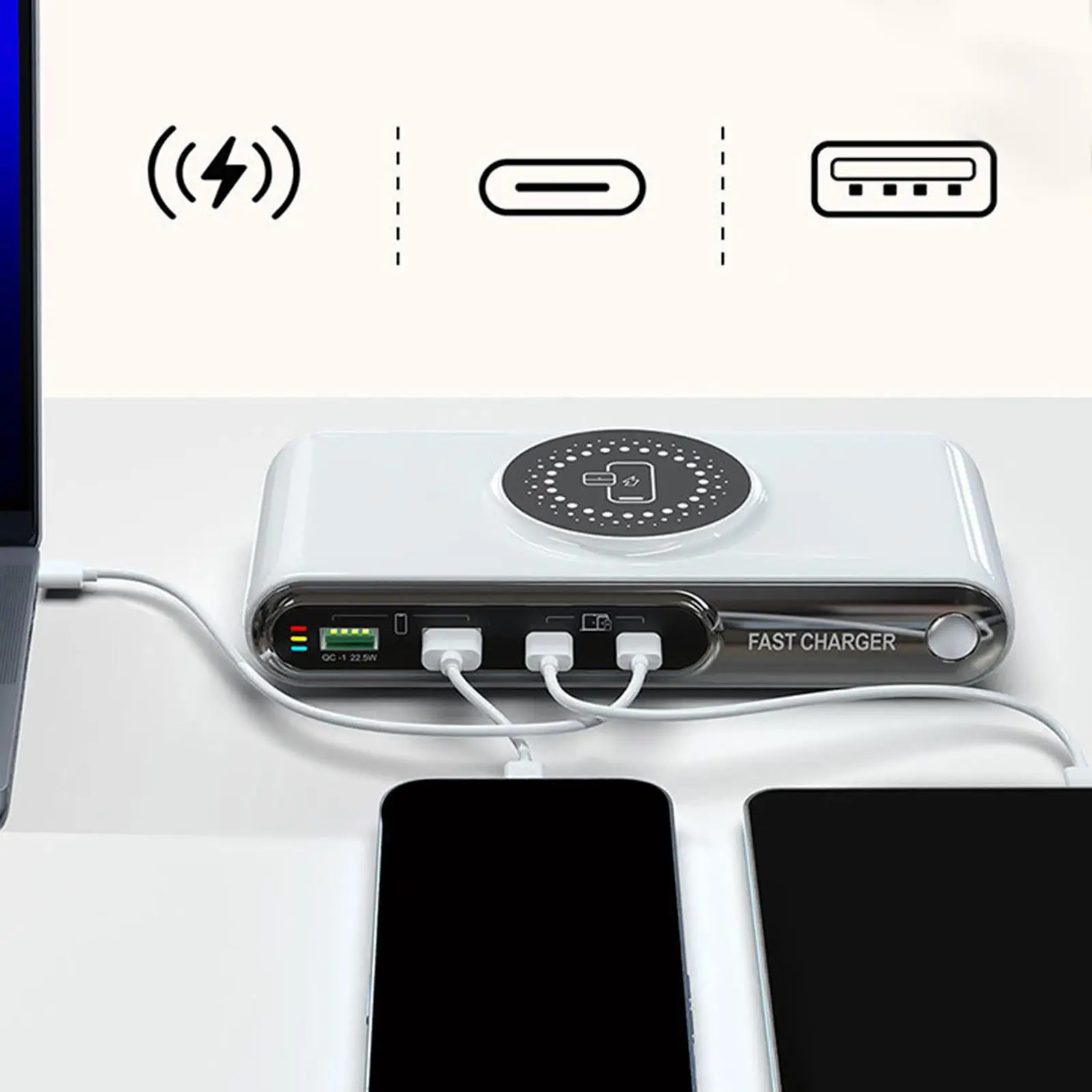 Office Charging Station Portab - Smartwatch Headset recensione e prezzo