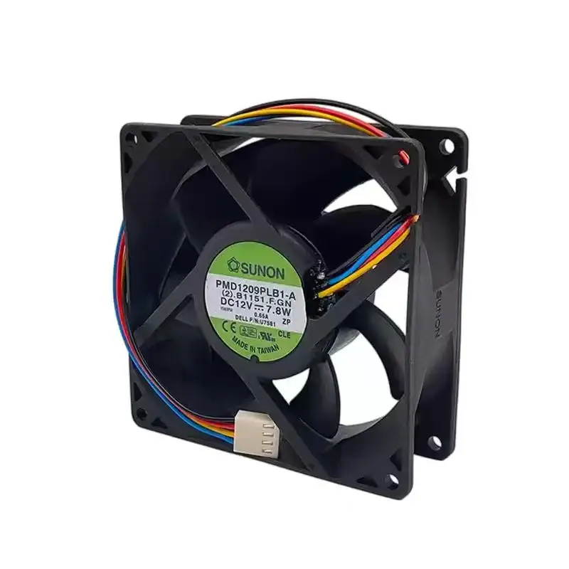 Original For SUNON PMD1209PLB1-A 12V 7.8W 9238 92mm 4Pin PWM DELL U7581 Server Workstation Cooling Fan