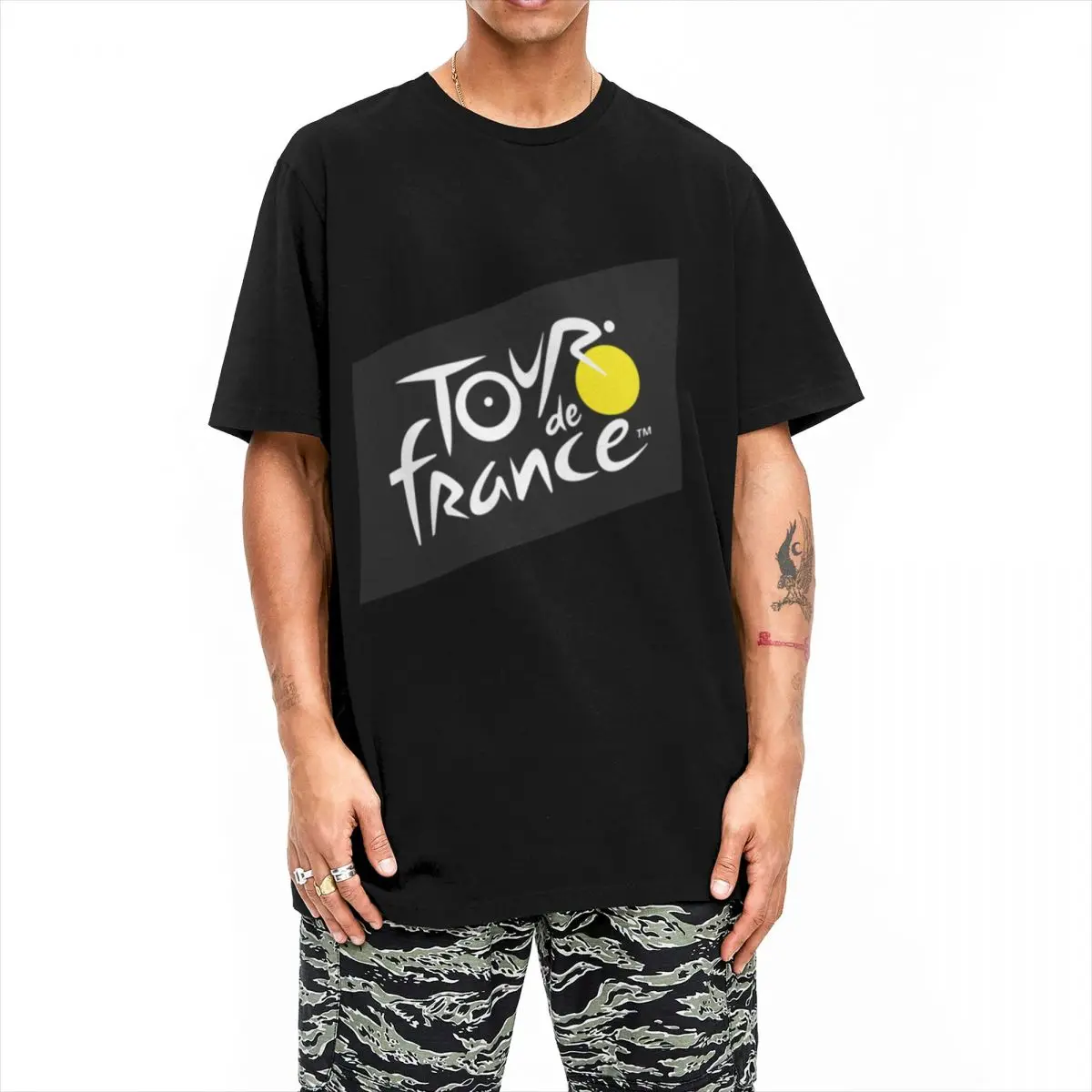 Le De Tour France T Shirt Summer BEST TO BUY Vintage T-Shirts Cotton Hippie Tee Shirt For Men Short Sleeve Pattern Clothes