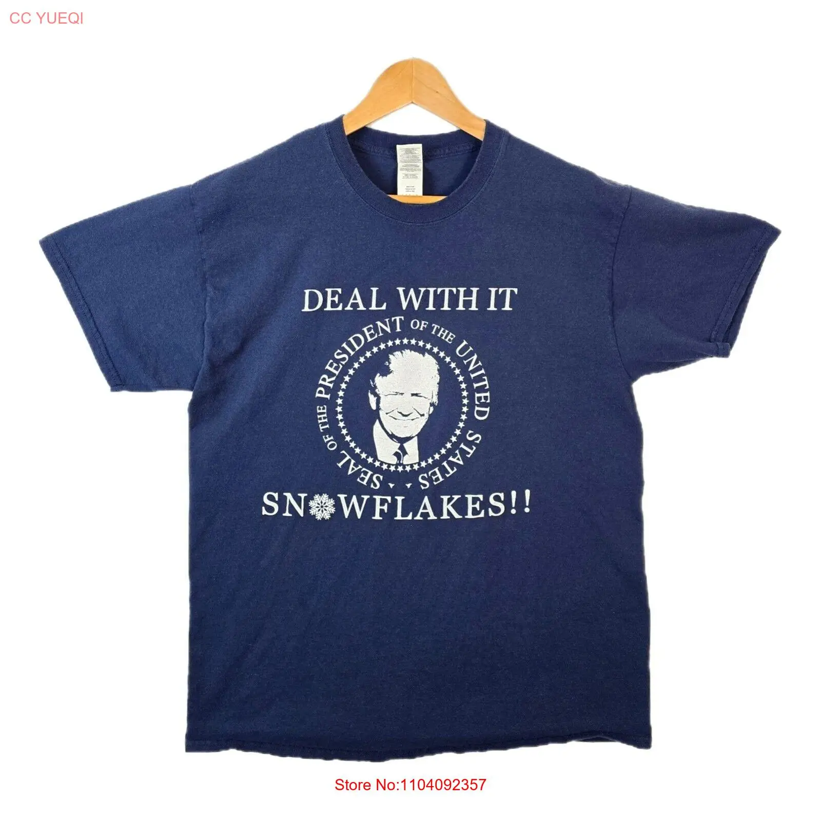 President Trump Deal With It Snowflakes Shirt L Political Republicans MAGA