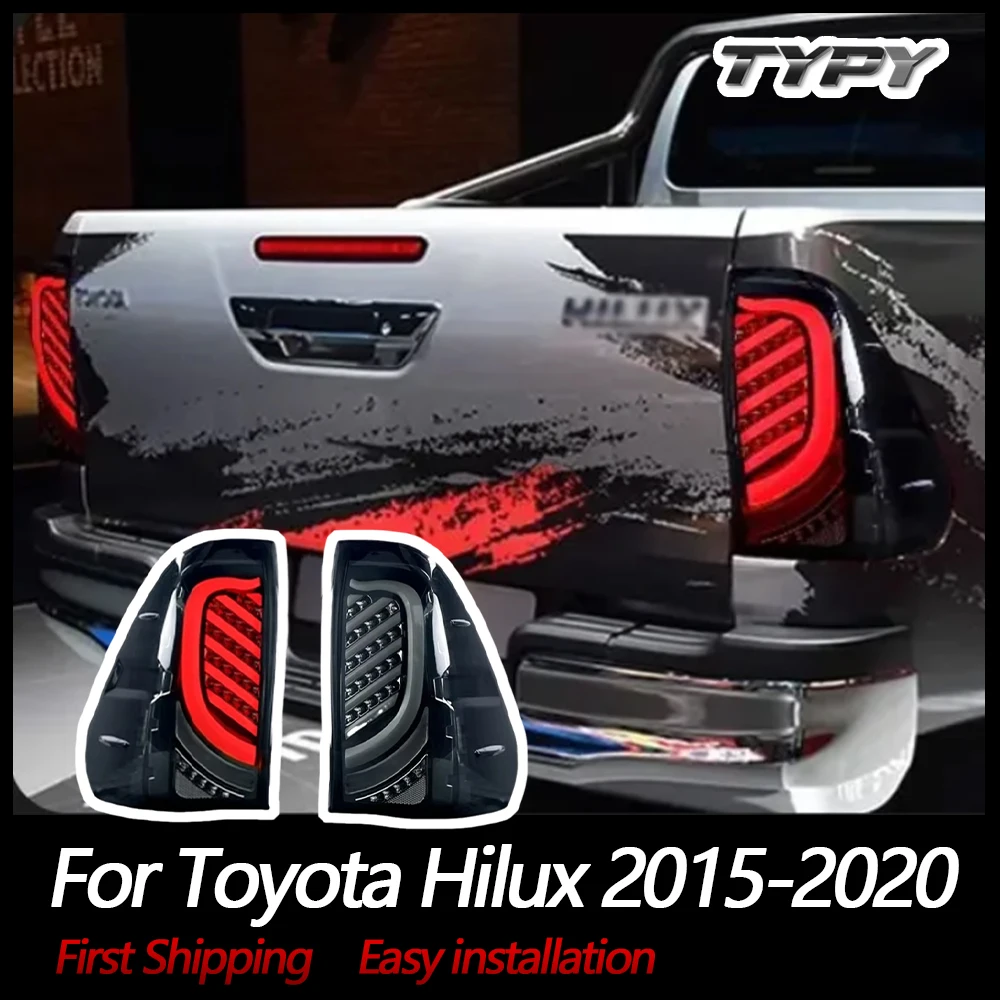 

TYPY Car Lights For Toyota Hilux Taillight 2015-2020 LED Projetor Tail Lamp Daytime Running Light Automotive Accessories