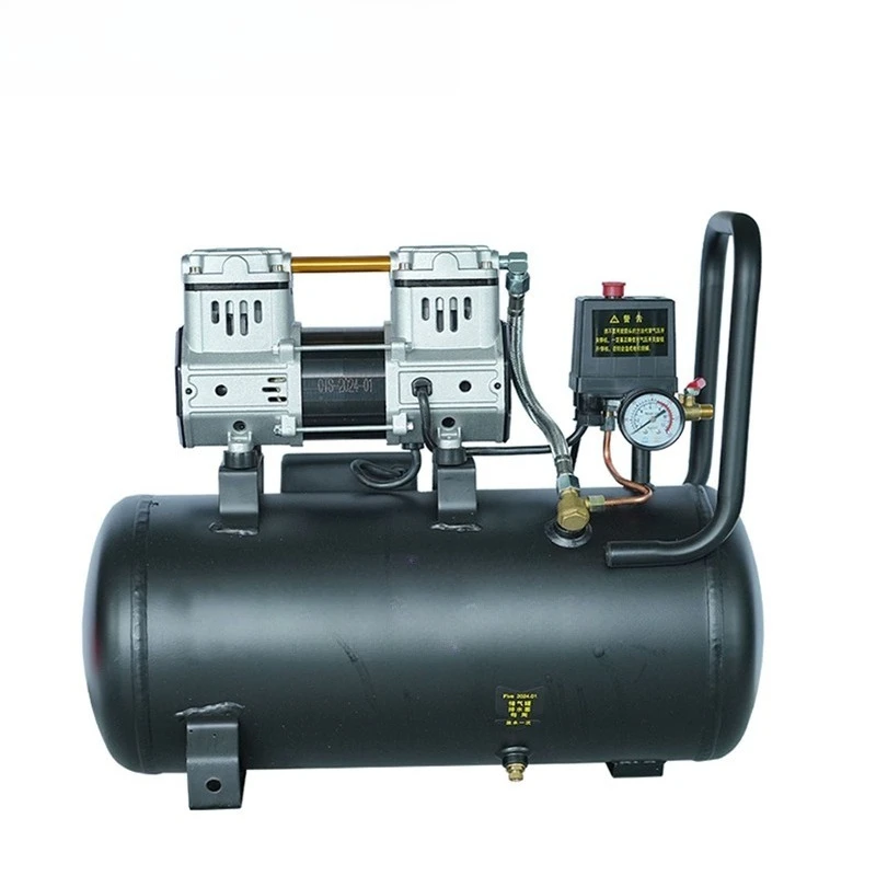 Air Compressor  Pneumatic Heat Transfer Machine Small Oil-Free Quiet Air Pump 220V