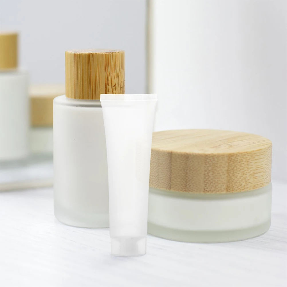 

2Pcs Portable Travel Bottles Soft Tube Leak-Proof Refillable Empty Small Lotion Containers for Toiletries