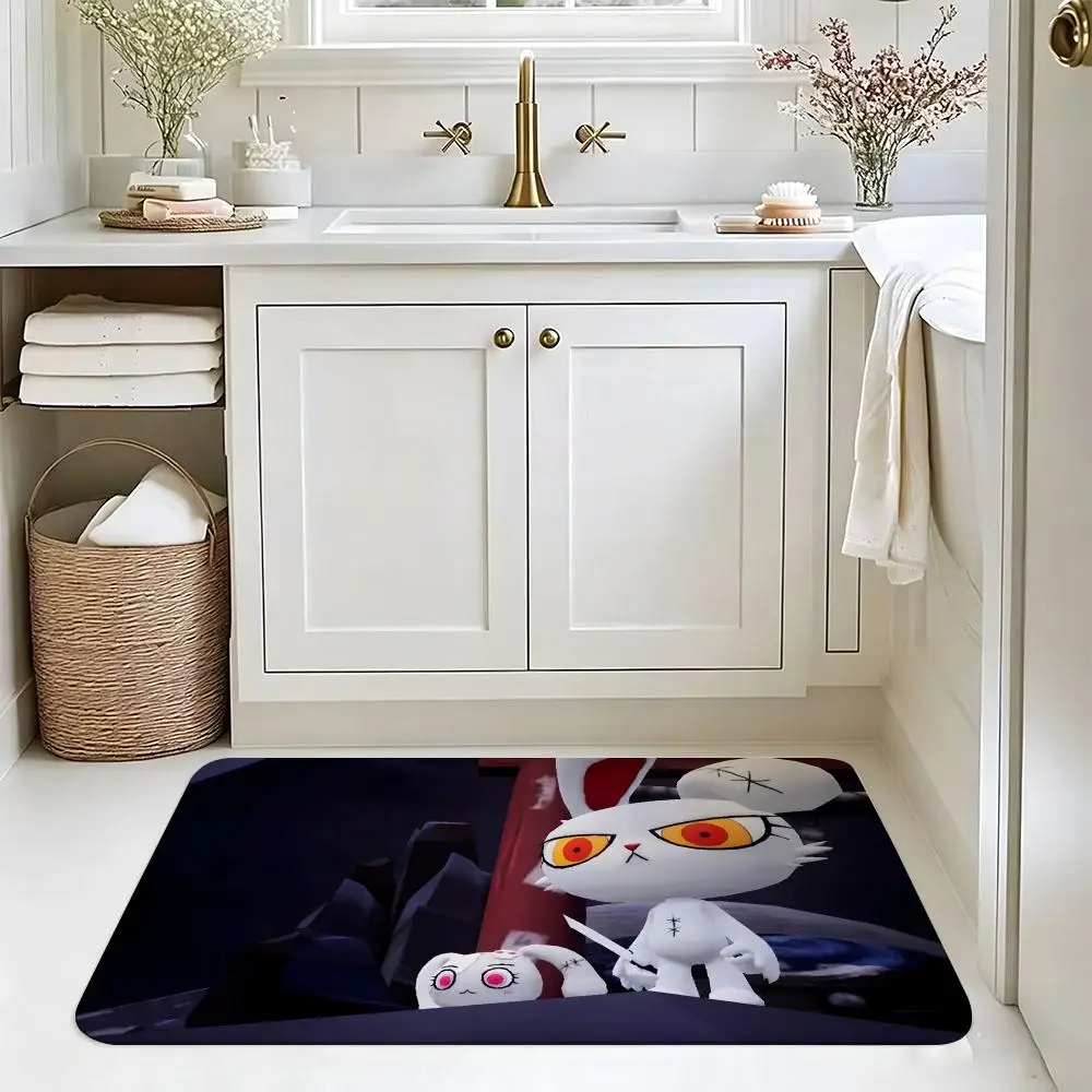 Animation B-BloodyS BunnyS Floor Mat carpet diatom mud bathroom quick-drying absorbent floor mat household bathroom