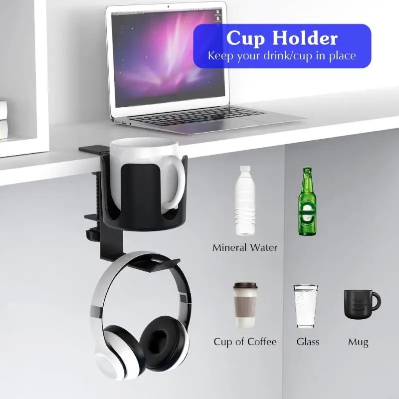 M6CA Secure Clamp Table Edges Cup Holid Hook Hook Space Desk Desk Desk