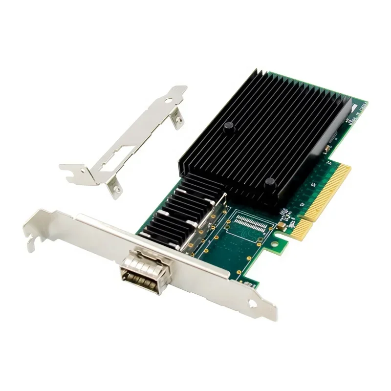 PCIe X8 to 40G QSFP+ Server Ethernet NIC Network Card PCI-E 40 Gigabit Fiber Network Card XL710 chipset 40000Mbps lan