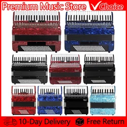 IRIN Accordion 41 Keys 120 Bass Concertina Professional 34/26 Keys 48 Bass Accordion Keyboard Instrument for Grading Performance