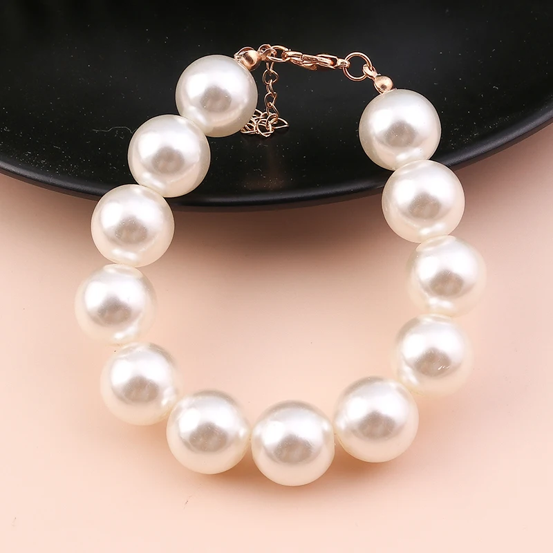 Aihua 4/6/8/10/14mm Koreanische Elegante Perle Perlen Armband für Frauen Trend Imitation perle Armband Hochzeit Schmuck Geschenke – Detail 14