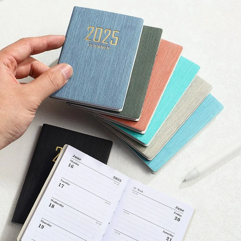 

English A7 Mini Pocket Notebook 12 Months Taking Notes 2025 Schedule Planner Notepad Diary Notepad To Do List