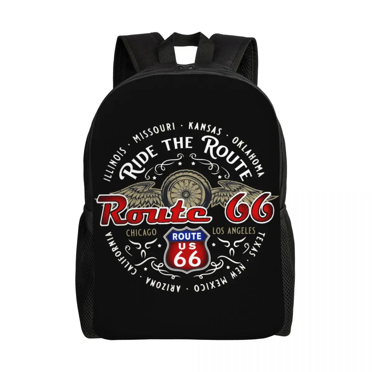 

Рюкзак на заказ для мужчин и женщин, базовая дорожная сумка для школы и колледжа, байкера, мотоцикла, круиза, Америки