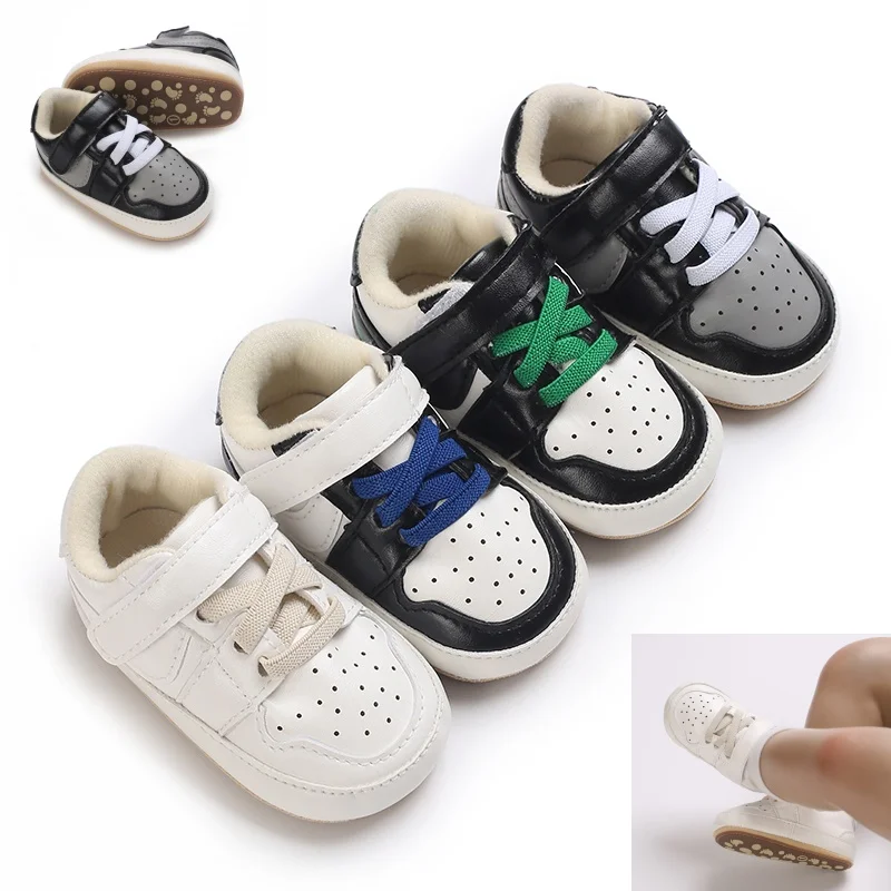 

Новая модная детская обувь для детей 0-18 месяцев, спортивная многоцветная мягкая тканевая подошва из искусственной кожи, подходящая для повседневной спортивной обуви для начинающих