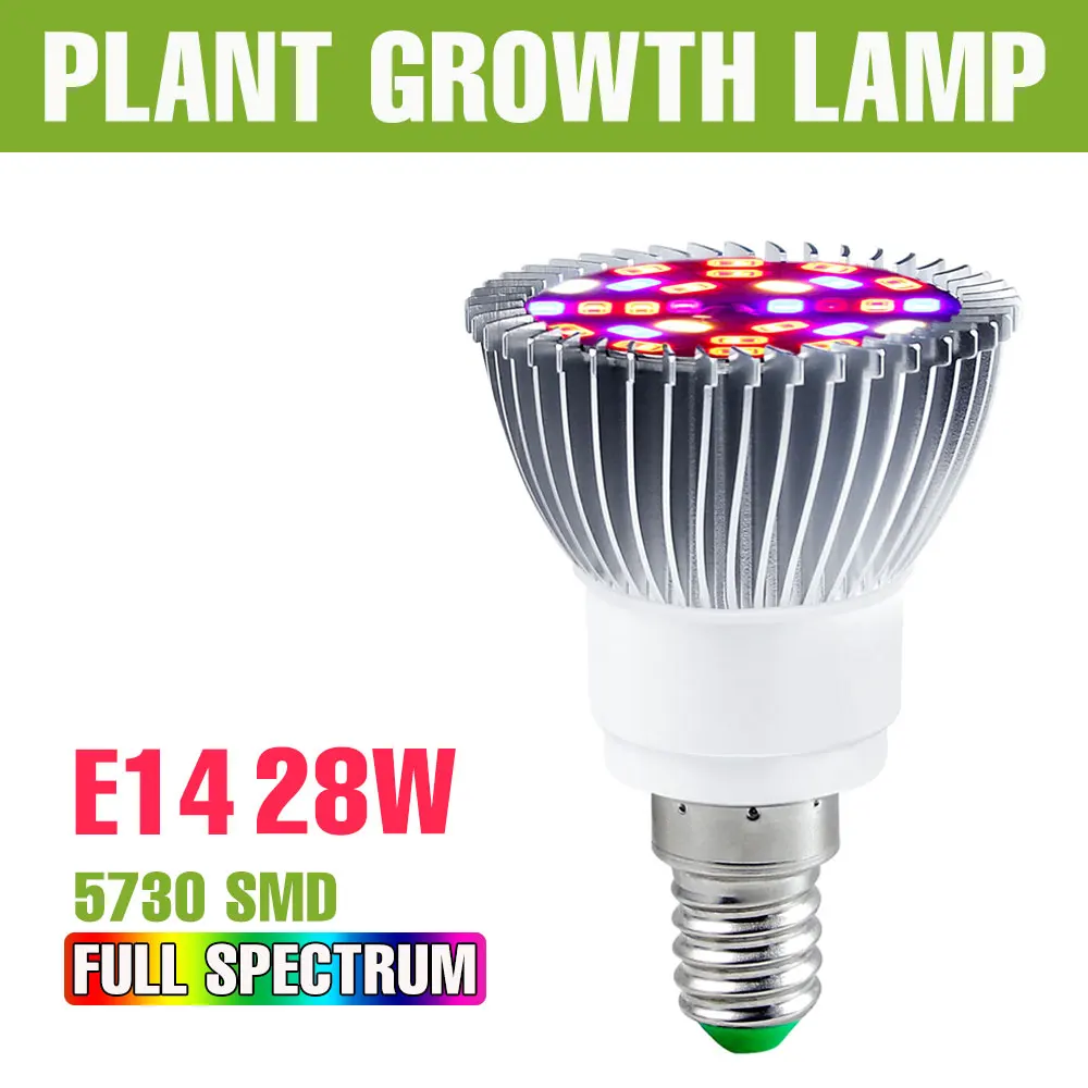 150W E27/E14 LED Grow Light Volledige Spectrum Plant Lamp UV IR Indoor Bloem Vetplanten Groente Teelt Groei Lamp AC110-240V