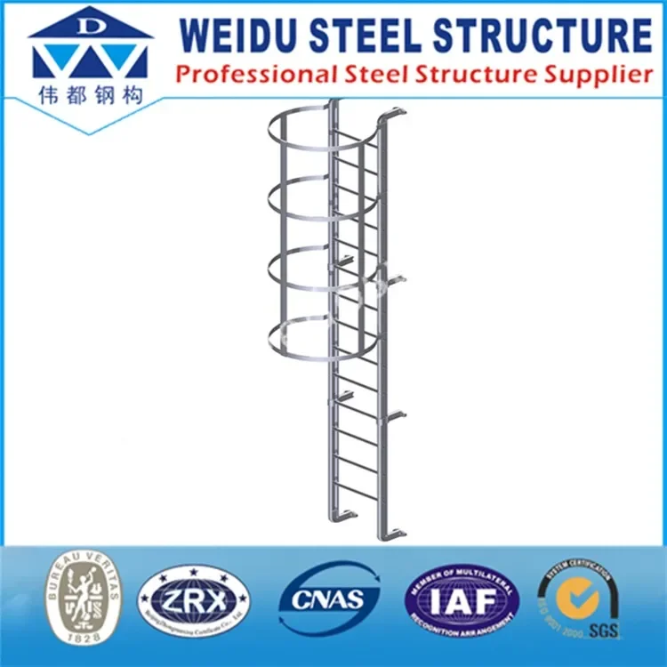 Cast iron staircase cage Ladder/Emergency Exit ladder