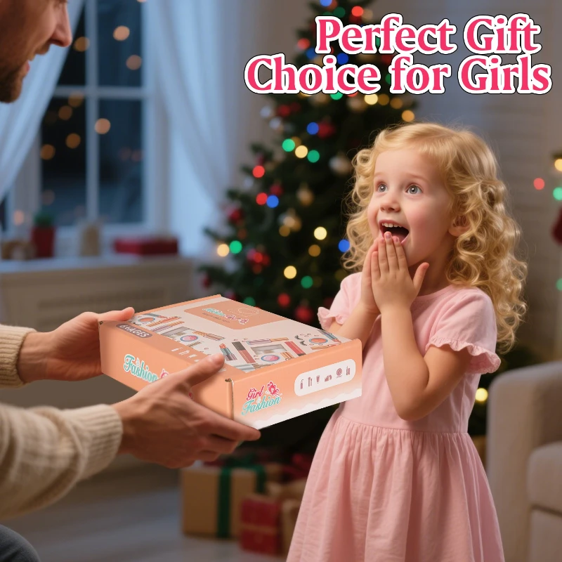 

Cross-border Amazon Specializes in Children's Play House Simulation Makeup Toys, Girls Makeup Sets, Non-smearing Toys