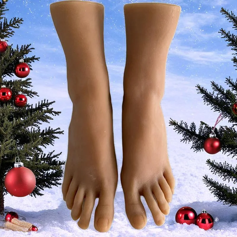 

Silicone Foot Model Simulation Female Nail Art Practice Mannequin Feet For Manicure Photograph Shoes Sock Display