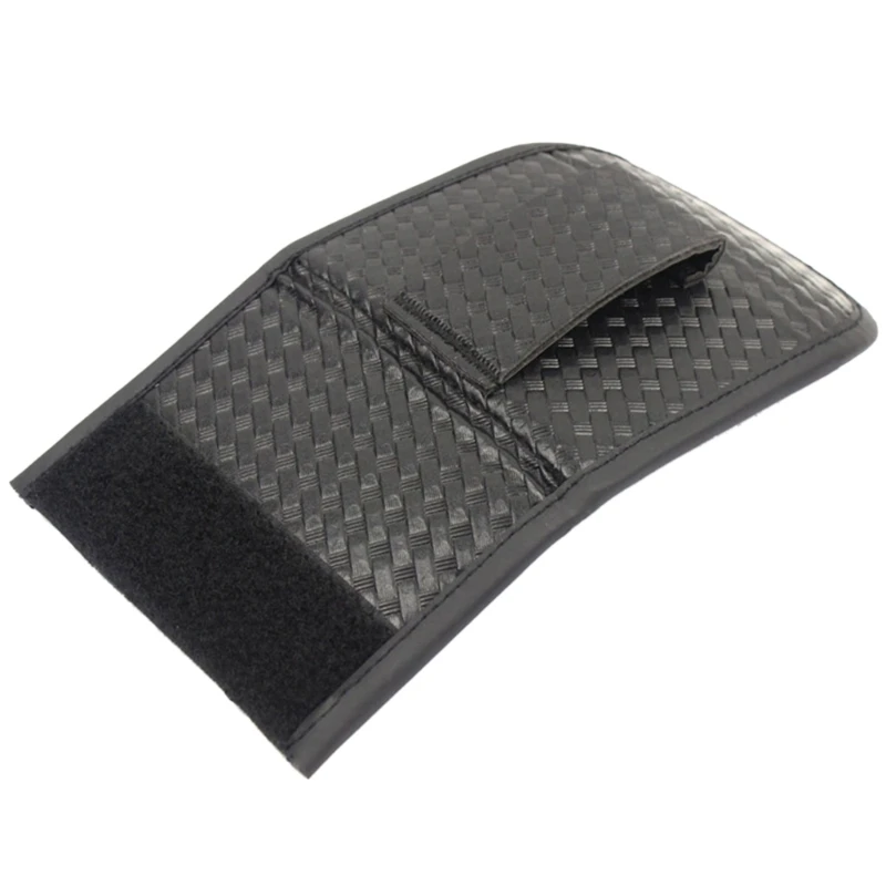 PU Leather Glove Basketweave Glove Holder Flat Latex Glove E56D