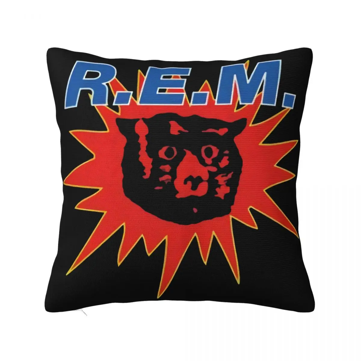 Rem R E M Monster Album Band Logo New Mens Blue Fashion Streetwear Harajuku Hot Sale Printing Pillow Case