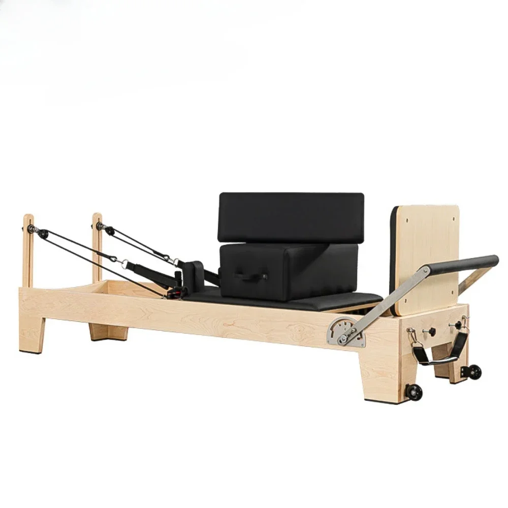 2025 Deren Pilates EquipmentGym Fitness Equipment Maple Wooden Cadillac Reformer Core Bed Pilates Reformer For Body Exercise