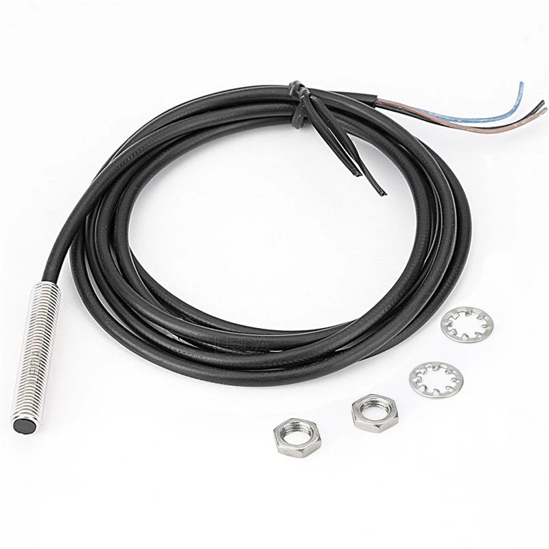 1Pcs M4 M5 M6 1mm Cylindrical Screen Shield Type Proximity Switch DC6-36V XLJ4A3 XLJ5A3 XLJ6A3 Automation Sensing For Metal