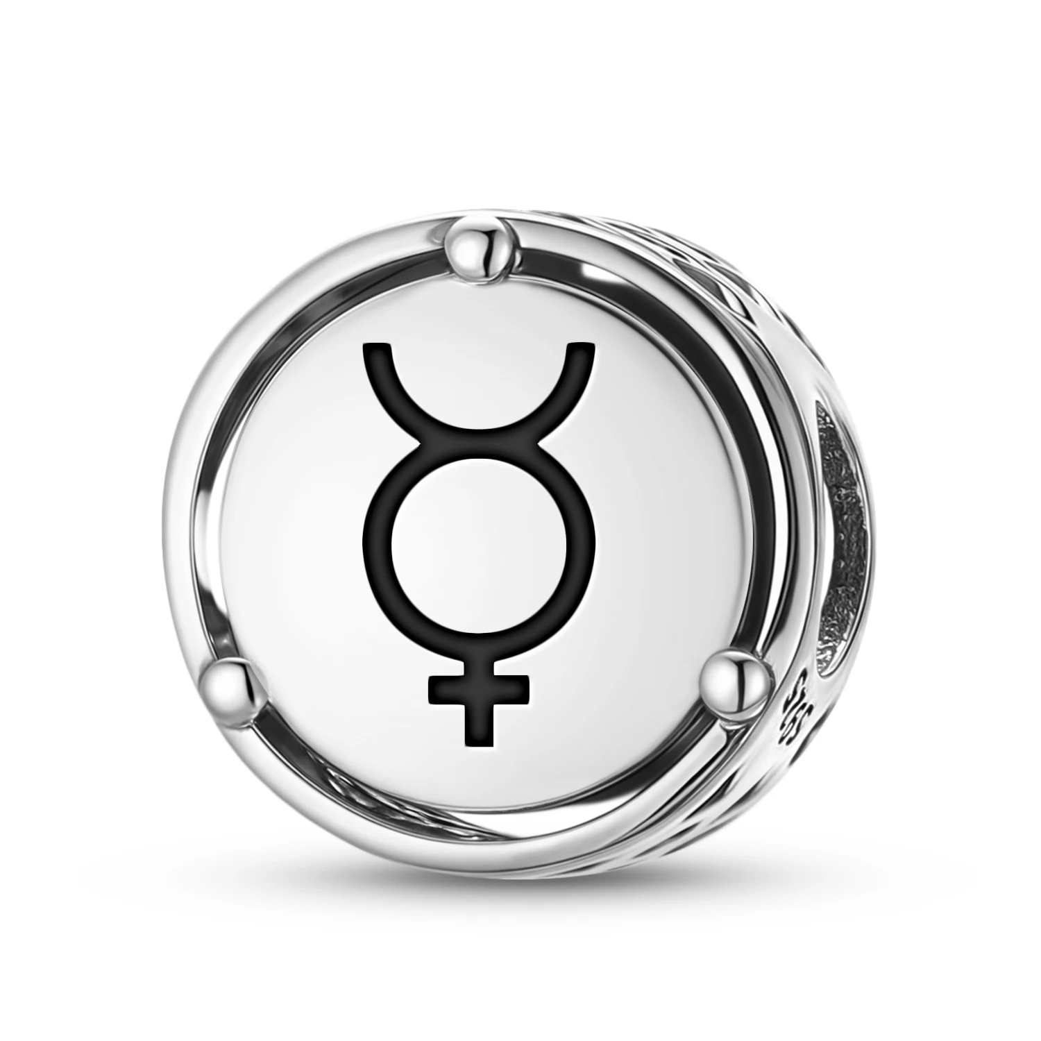 

Астрология Меркурий, стерлинговое серебро 925 пробы, символ, подвеска, подходит для оригинального браслета, ювелирные изделия своими руками, аксессуары, семейная бусина