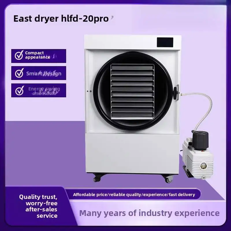 Strawberry Crispy Food Fruit And Vegetable Pet Snacks HLFD-20PRO Vacuum Freeze Dryer