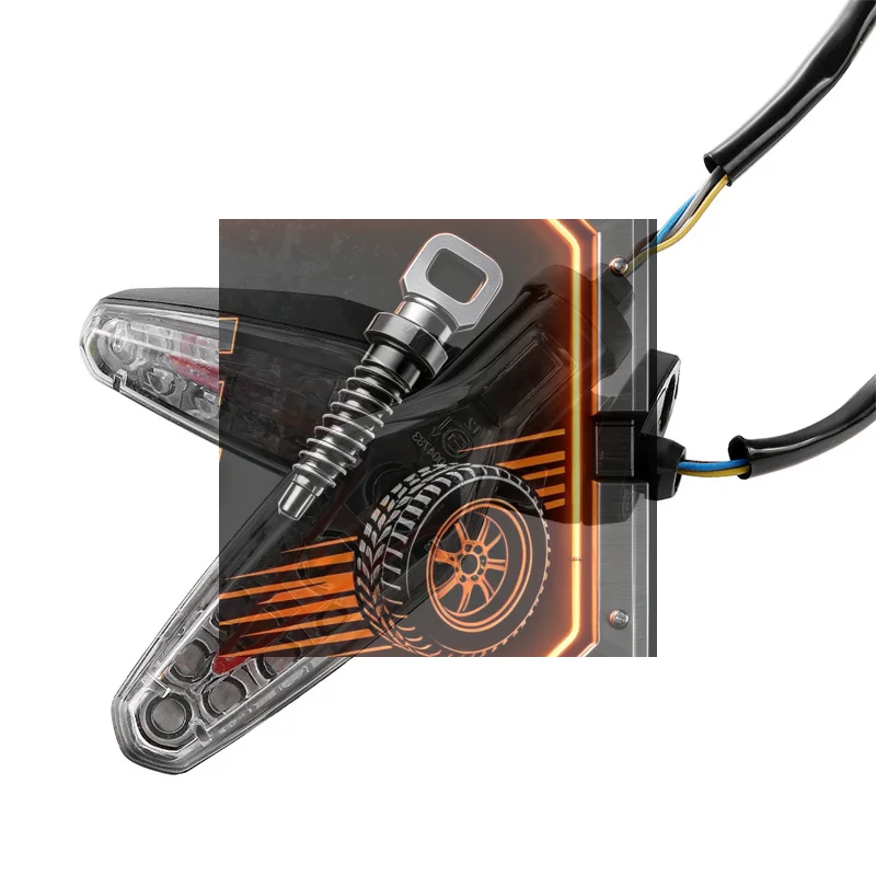 For  R1250GS ADV M1000RR S1000RR S1000XR S1000R F900GS R1300GS Motorcycle LED Turn Signal Rear Brake Tail Light Flashing Lamp