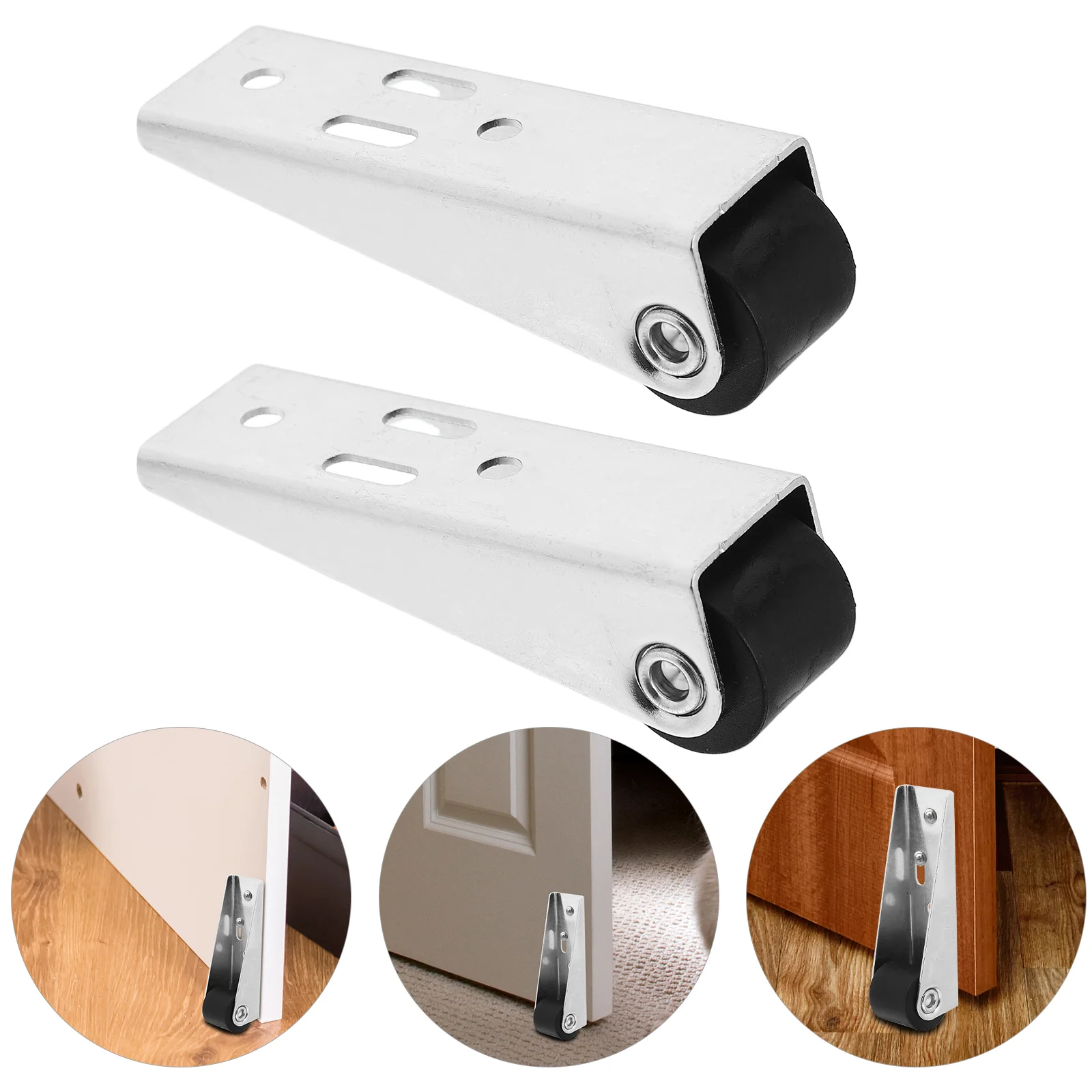 2 Pcs Wooden Door Pulley Barn Wheels Track Crane Greenhouse Cabinet Sliding Scroll