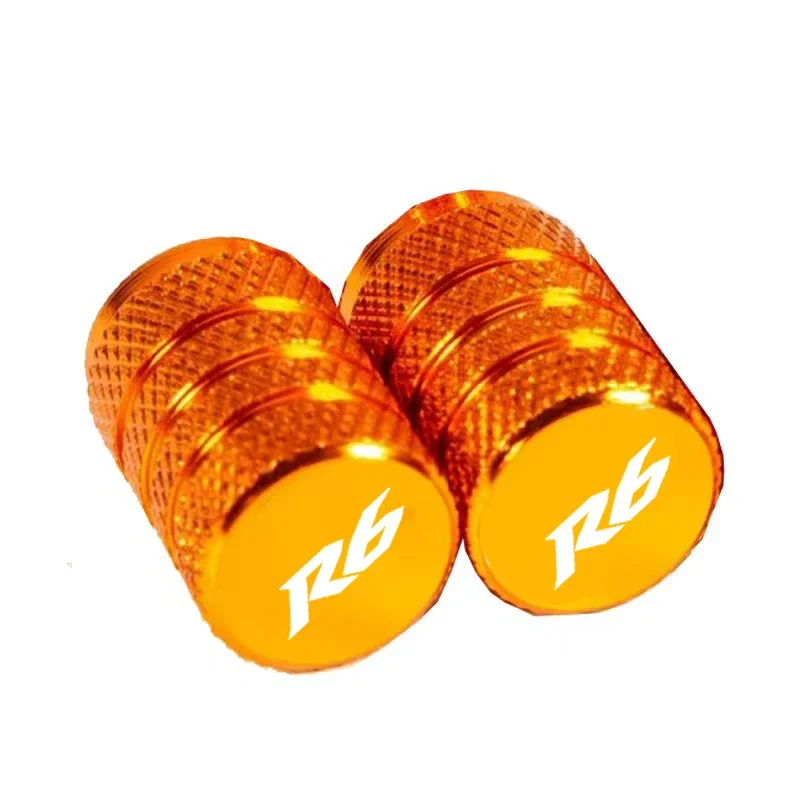 Untuk Yamaha YZFR6 YZF-R6 YZF R6 R6S 1999-2015 2PCS Tutup Pentil Ban Motor CNC Aluminium Aksesoris