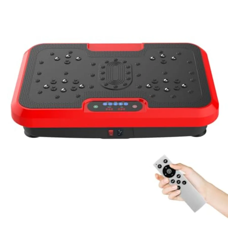 

Виброплатформа для домашнего фитнеса, черная, с пультом ДУ, для похудения и лимфодренажа