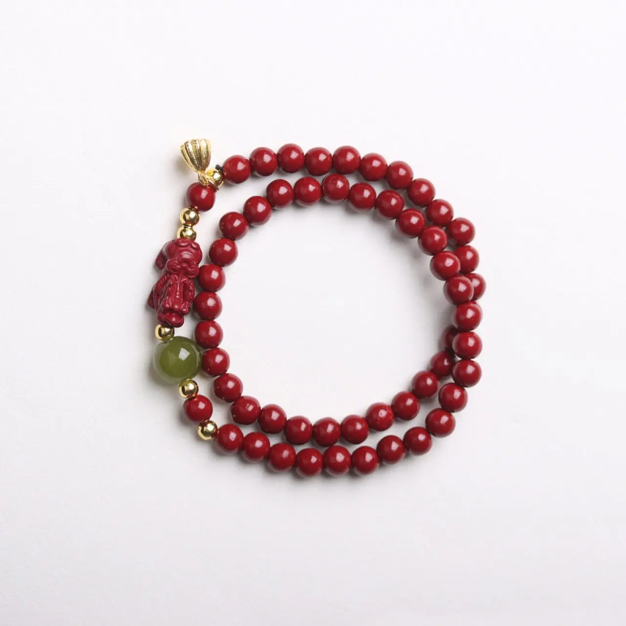 Bracelet en cinabre violet naturel de qualité supérieure avec perles porte-bonheur pour hommes et femmes, cadeaux porte-bonheur pour l'année du zodiaque