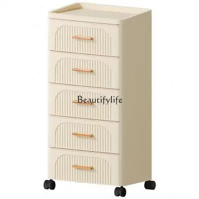 

High-end drawer storage locker light luxury thickened bedroom modern living room snack locker