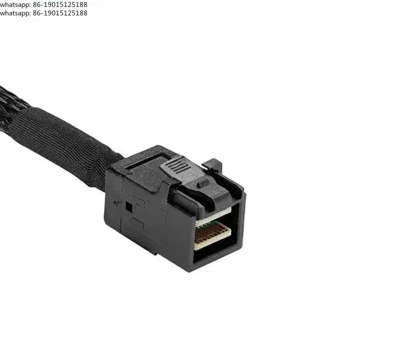 2pcs SAS SATA Cables SFF-8643 To 4 SFF-8482 Internal Mini SAS HD to 4 29pin  connector with SAS 15pin Power Port 12GB/S Cable