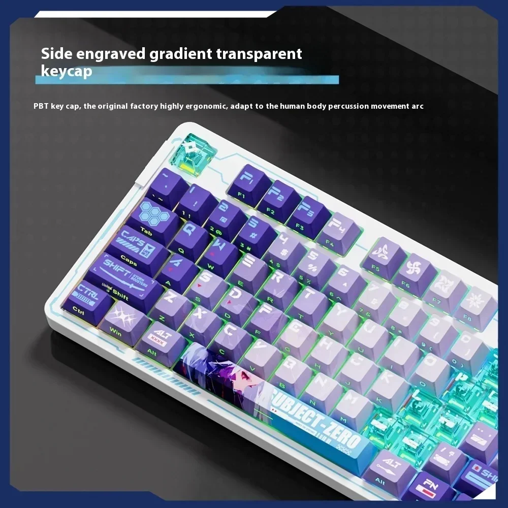 Dareu Ek87pro Mechanical Keyboard Gasket Structure 87keys Hot Swappable Tri-mode Rgb Customized Gaming Keyboard Pc Accessories