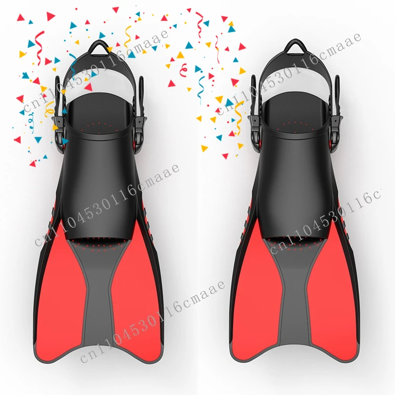 Adjustable Lace-Up Professional Frogs Men's Freestyle Diving Snorkeling Training Swimming Equipment Adult Fins
