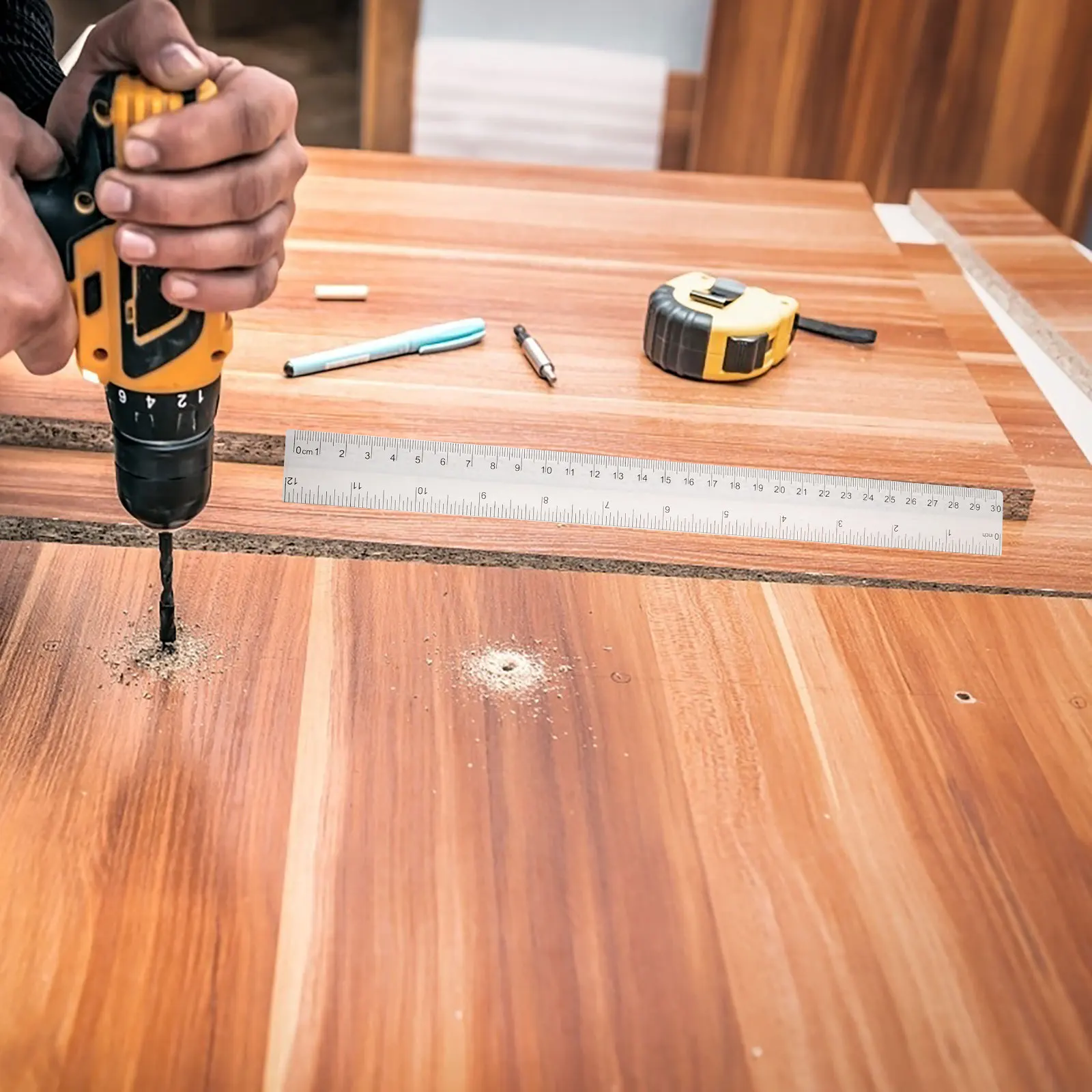 

2 Sets Triangle Board Set Protractor Ruler For School Office Architecture Math Measuring Tool Student Stationery Drafting Ruler