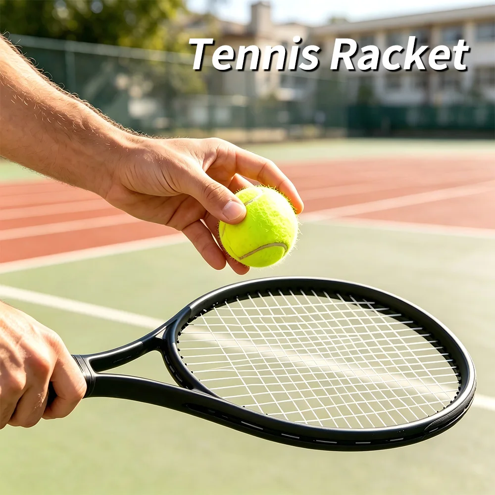 Jeberly Tennis Racket Stealth Grip Force 3 16x19 String Pattern 4 3/8 in Grip Size Diamond Factory Custom