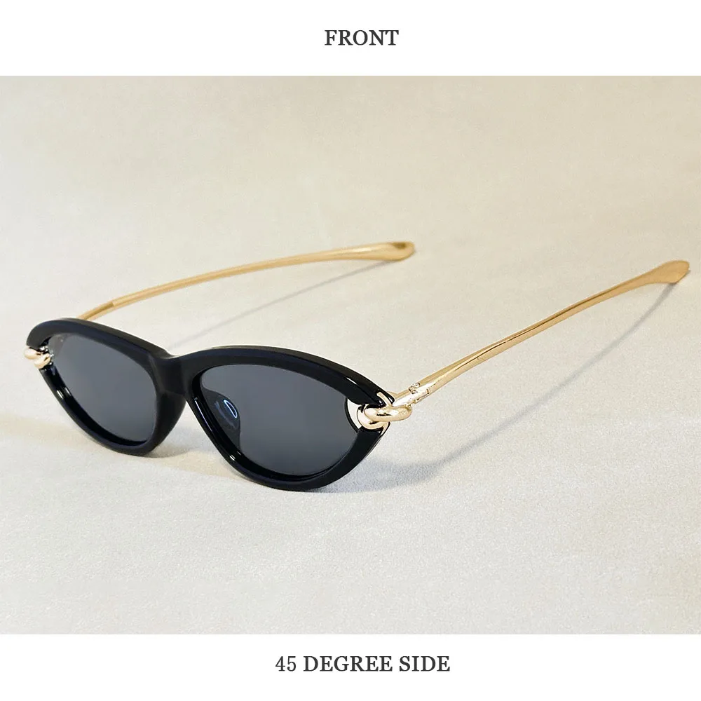 Mode Oval Sonnenbrille Frauen 2026 Luxus Vintage Neue Cat Eye Sonnenbrille Gläser Luxe Lunette Soleil Femme Lentes De Sol Mujer – Detail 18