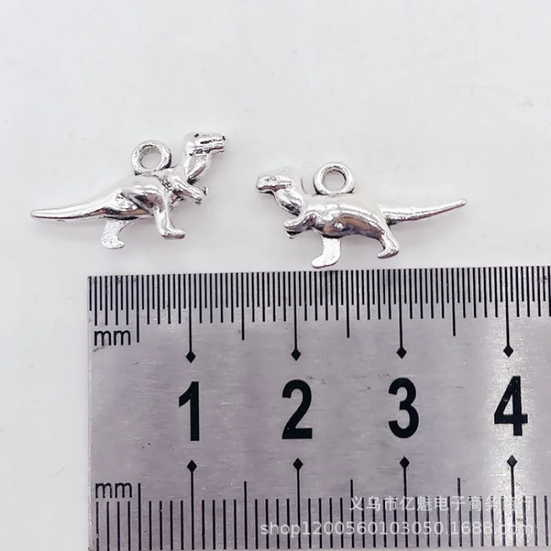Factory Direct Sales 100Pieces Little Dinosaur Ornament DIYJewelry Bracelet Necklace Earrings Small Pendant