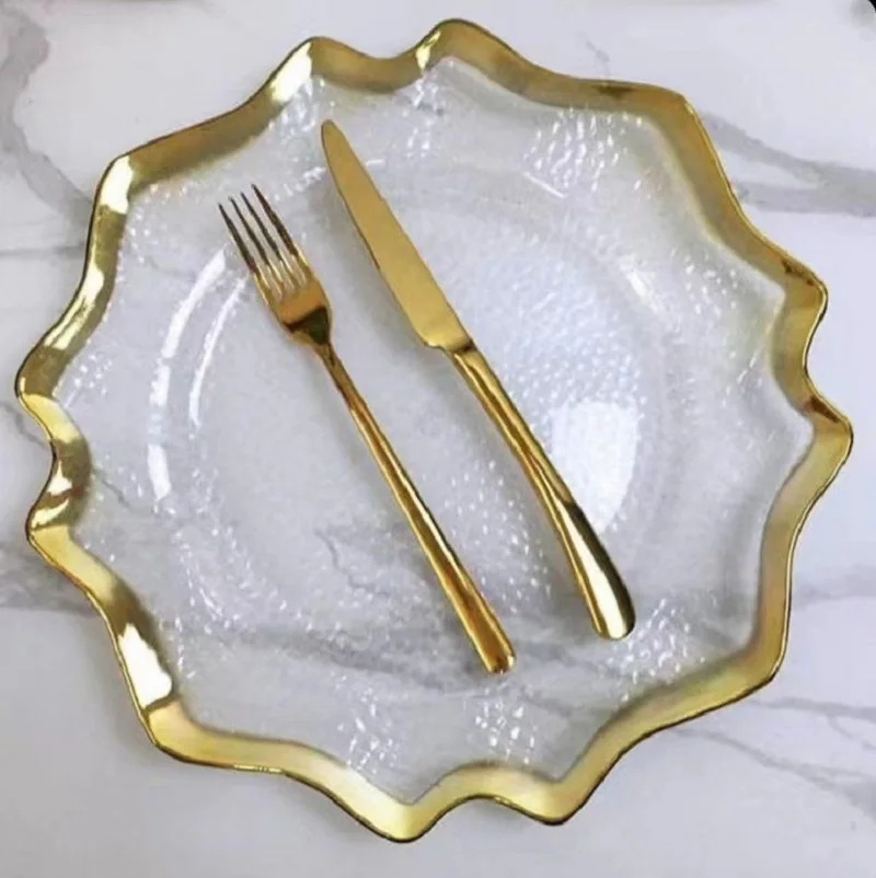 Bandeja de carga de 13 pulgadas para centros de mesa de boda, vajilla decorativa para eventos y fiestas, paquete de 100