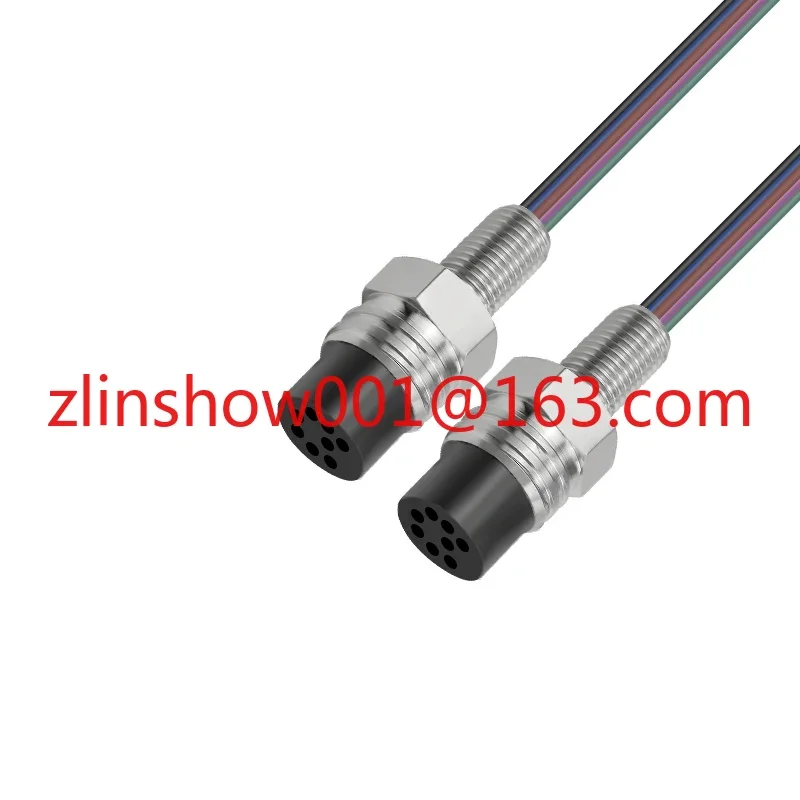 Marine Pluggable Connectors Wet Cable Micro 8Pin MCBH8F Subconn Bulkhead Underwater Connector Socket for Deepsea ROV