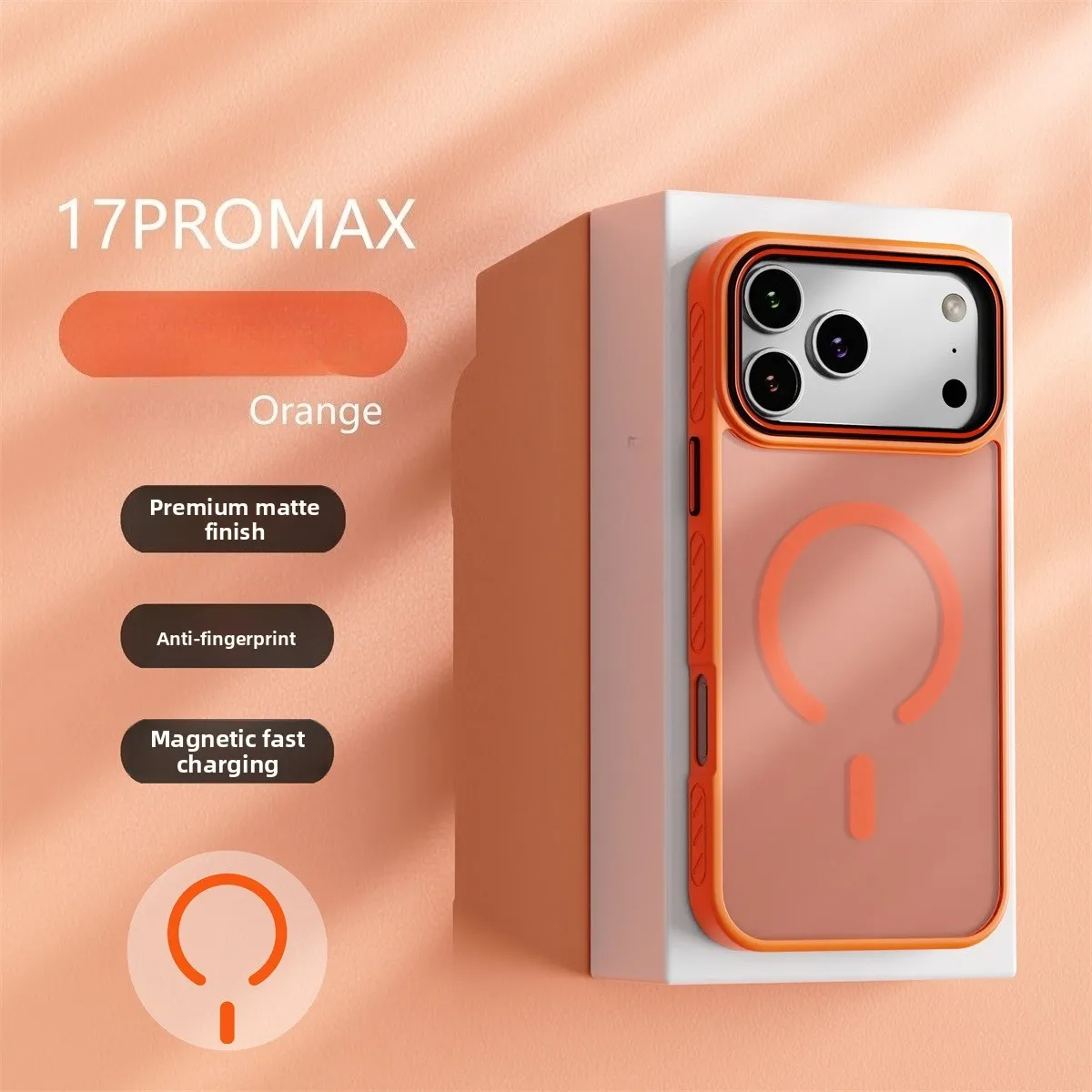Für Magsafe magnetische durchscheinende Silikon-Handyhülle für iPhone 17 Air 16 15 Plus 14 13 12 Pro Max, stoßfeste Hartschale