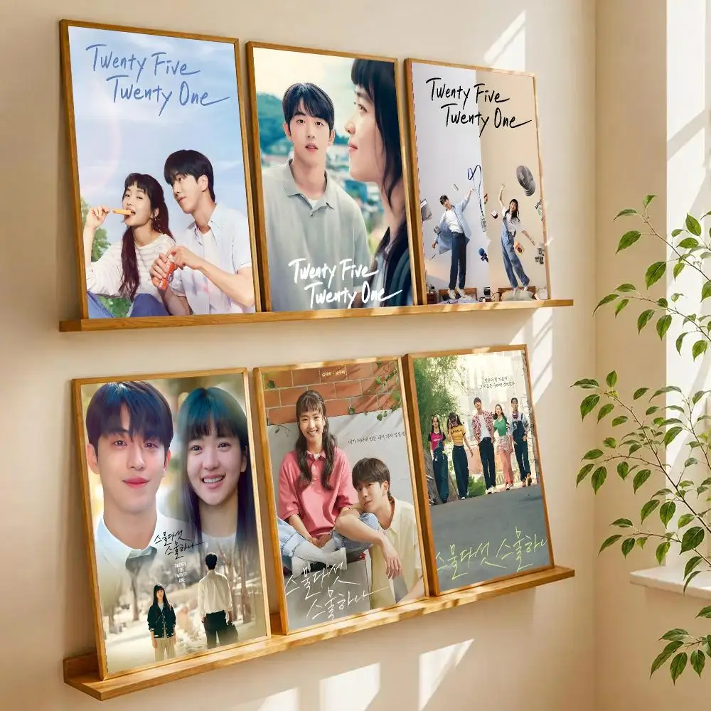 Classic TV T-Twenty five Twenty One Movie 3 Poster Self Adhesive Wall Art Decor for Bedroom Living Room Office Home Decor Gift