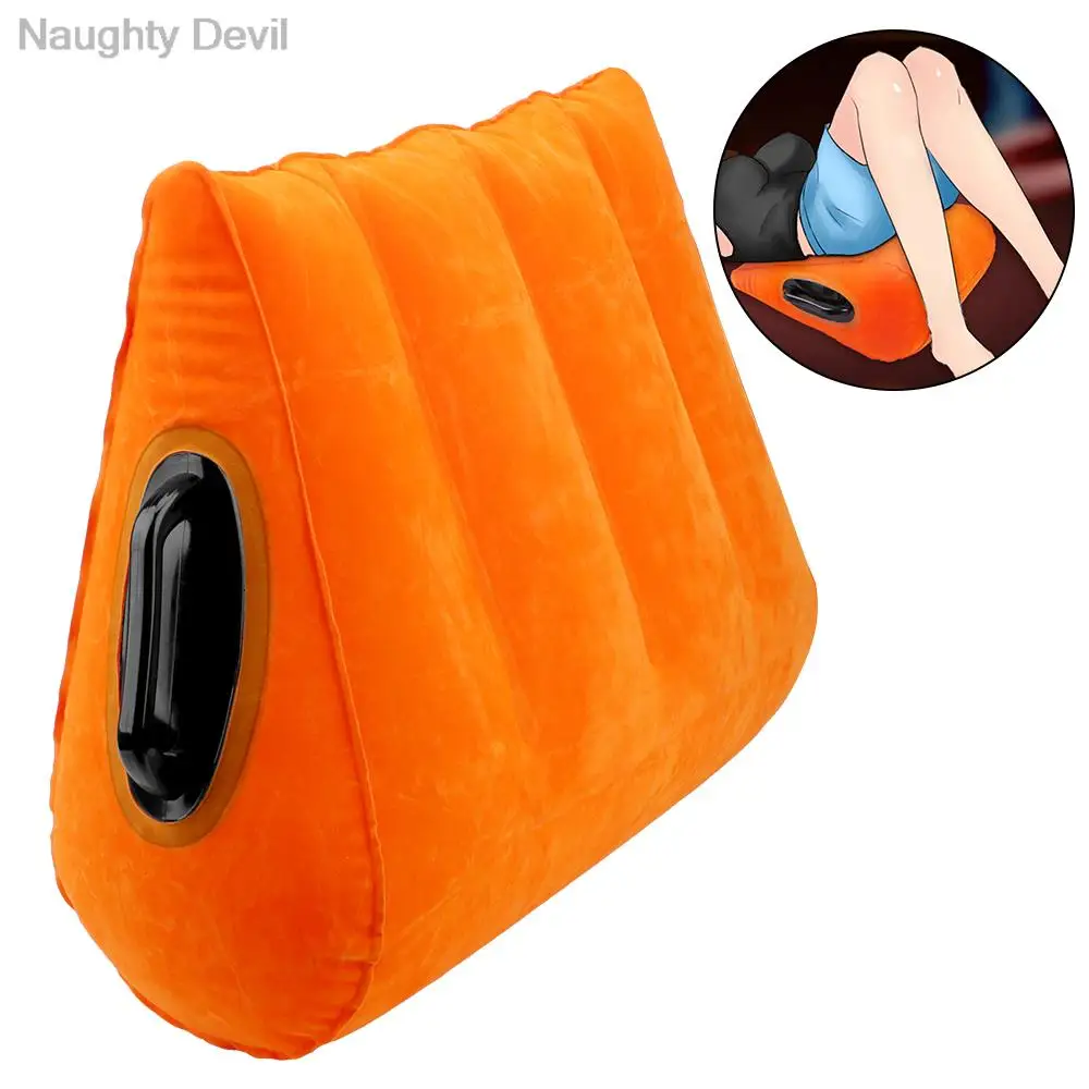 Sex Toys For Couples Games 18+ Naughty Devil Inflatable Sex Pillow Adult Furniture Sexual Cushion Love Position Sofa Erotic