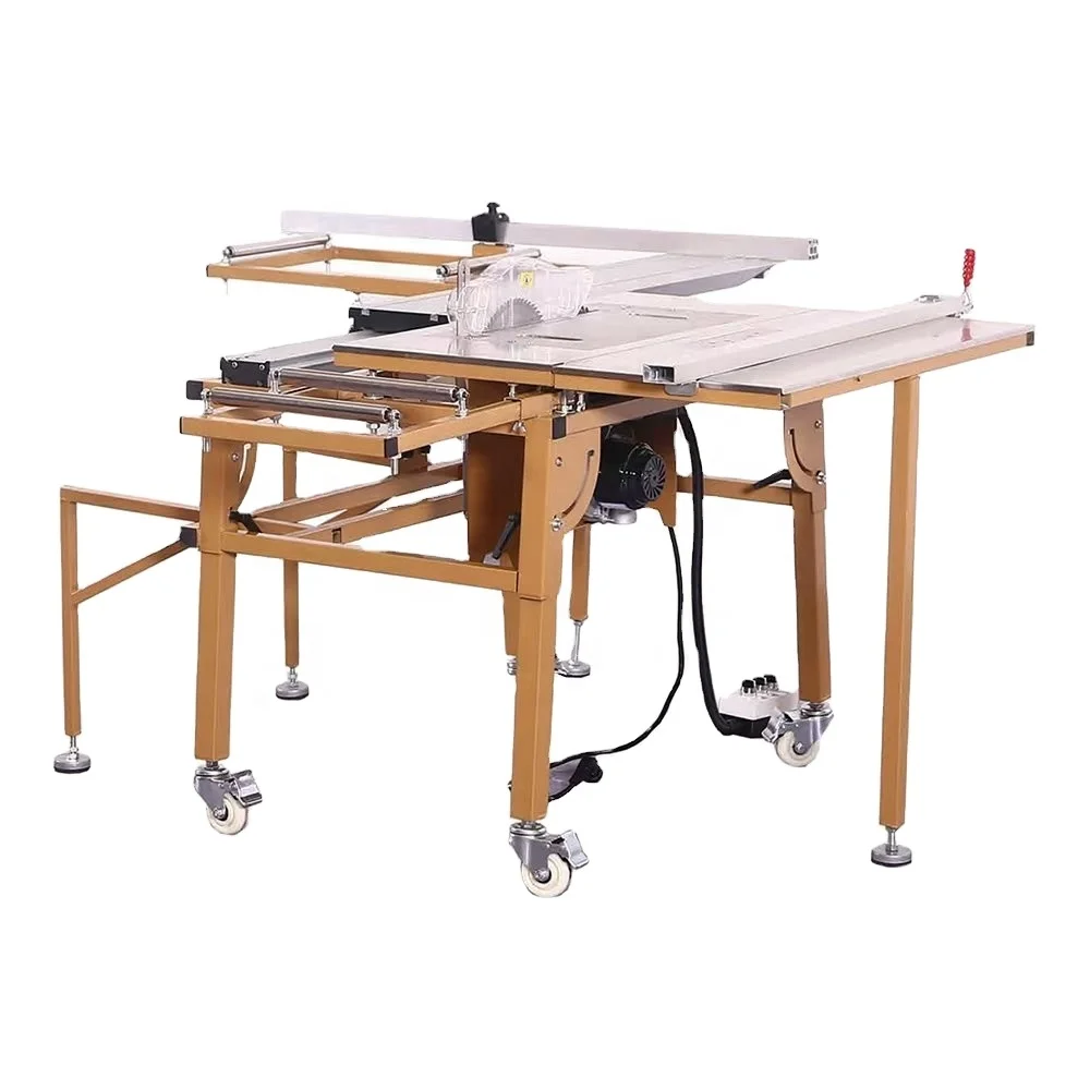WJ180 Folding And Portable Sliding Saw Table Dust Free Wood Cutting Saw Machine For Woodworking