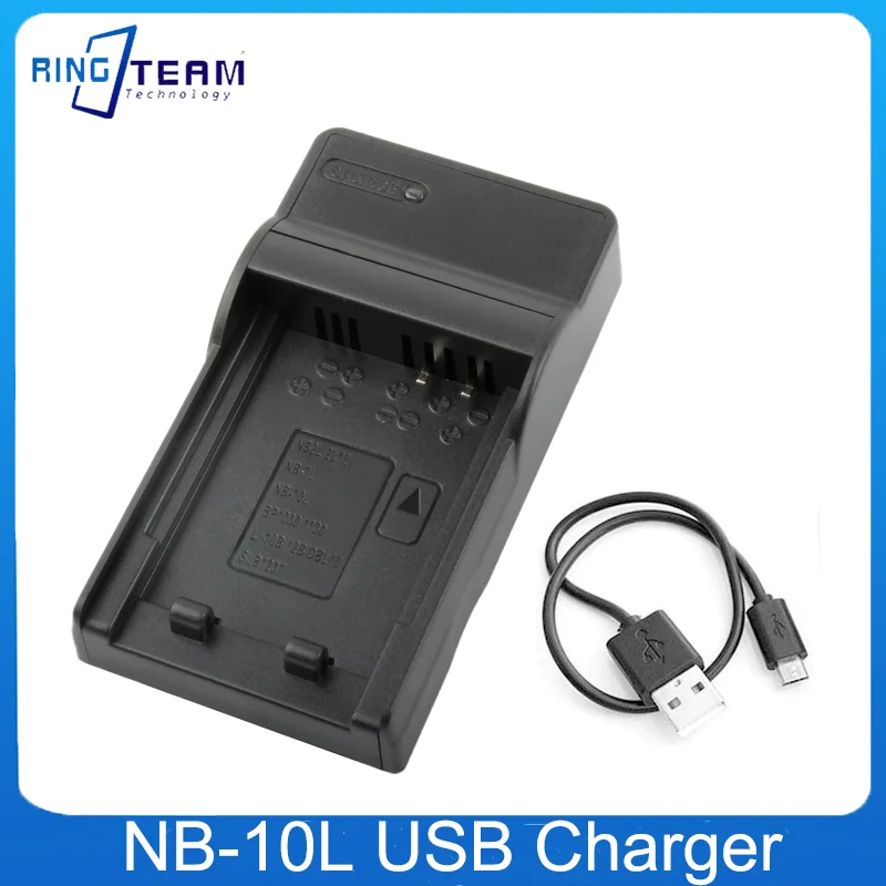 NB-10L NB 10L NB10L Battery USB Charger for Canon G1X G15 G16 SX40HS SX50HS SX60HS SX40 SX50 SX60 Camera