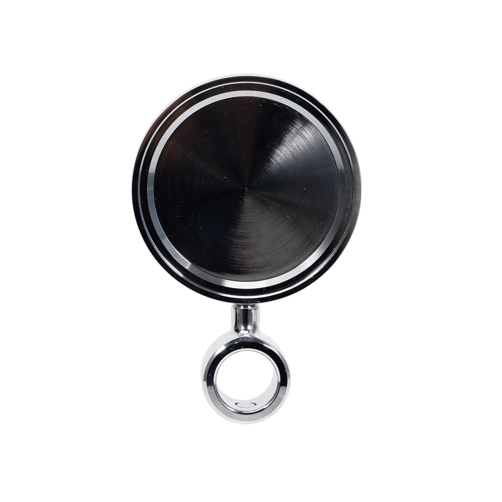 Round Decal Holder Badge Holder, Chrome plated, Beer Tap Accessories