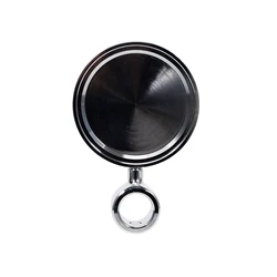 Round Decal Holder Badge Holder, Chrome plated, Beer Tap Accessories