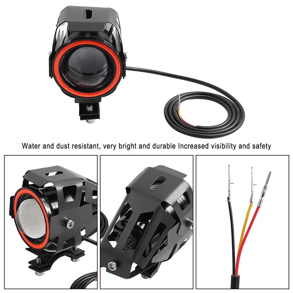 Electric Scooter U7 Front Headlight Horn Fog Lights For Kugoo Kukirin for Citycoco LED Spotlight Laser Highlight Accessory