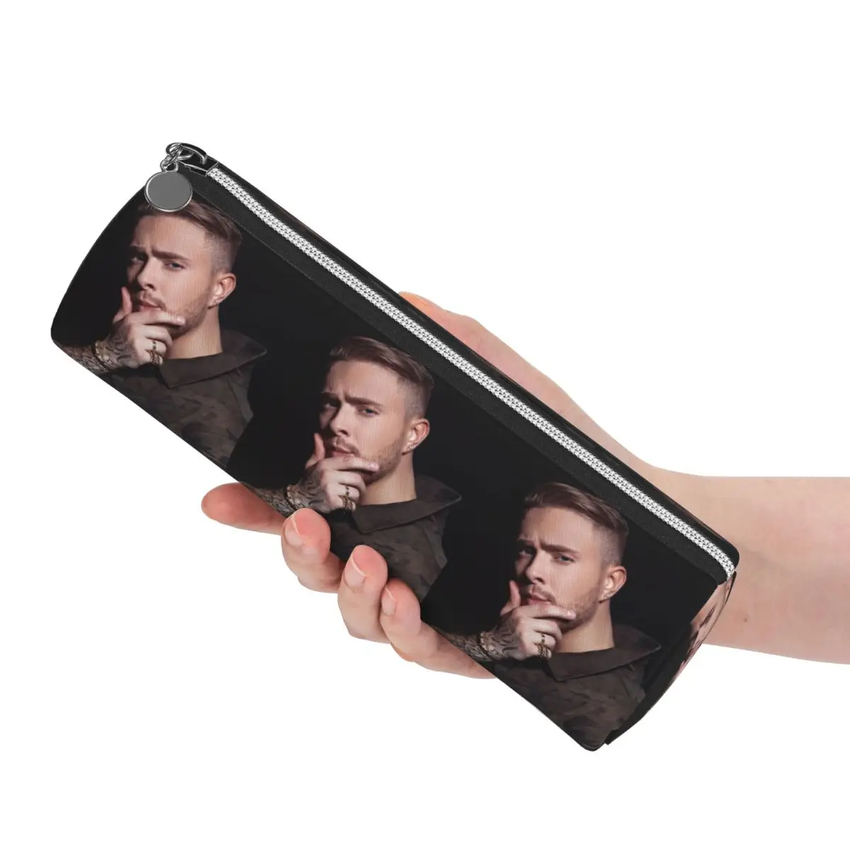 Custom Egor Kreed Russian Rapper Pencil Cases Pencil Pouch Cylinder Pen Box Pencil Bag for Studen School
