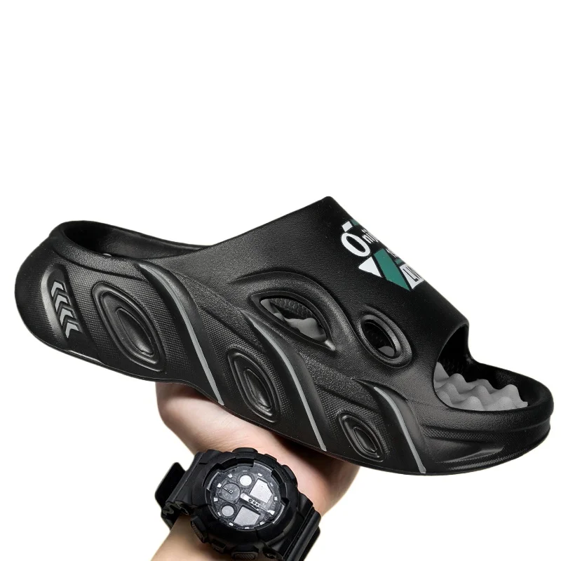 

ELUVA New Men's Massage Slippers Indoor Outdoor Sandals Beach Comfortable Soft Slides Clogs Casual Shoes Men Women Home Slippers